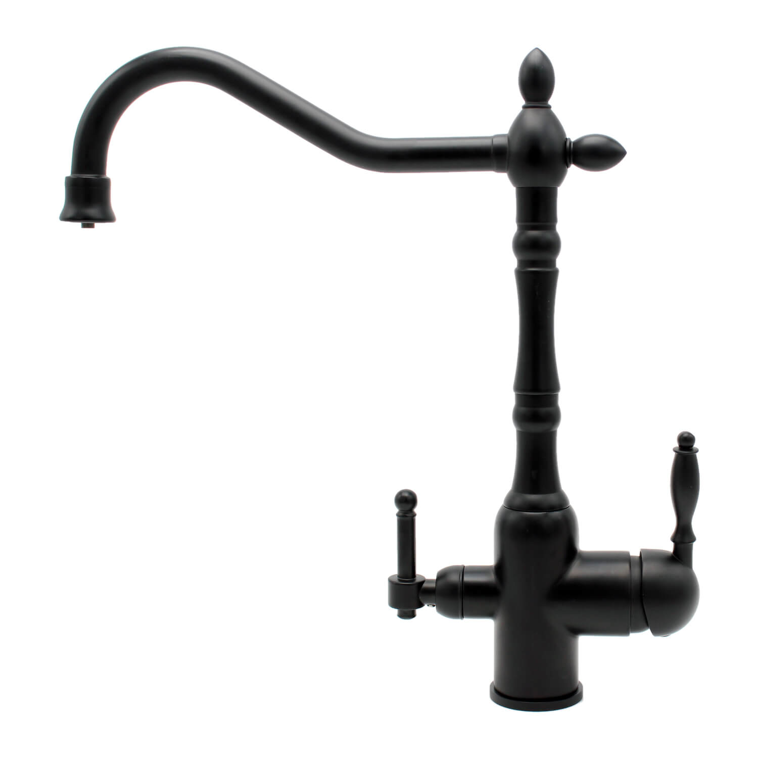 Triflow tap black faucet