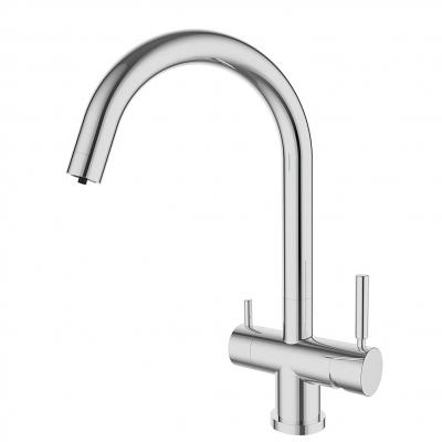Classic Solid Brass Double Handle 3 Way Filter Tap