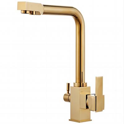 Anti- Brass Mixer Three Way Sink Faucet