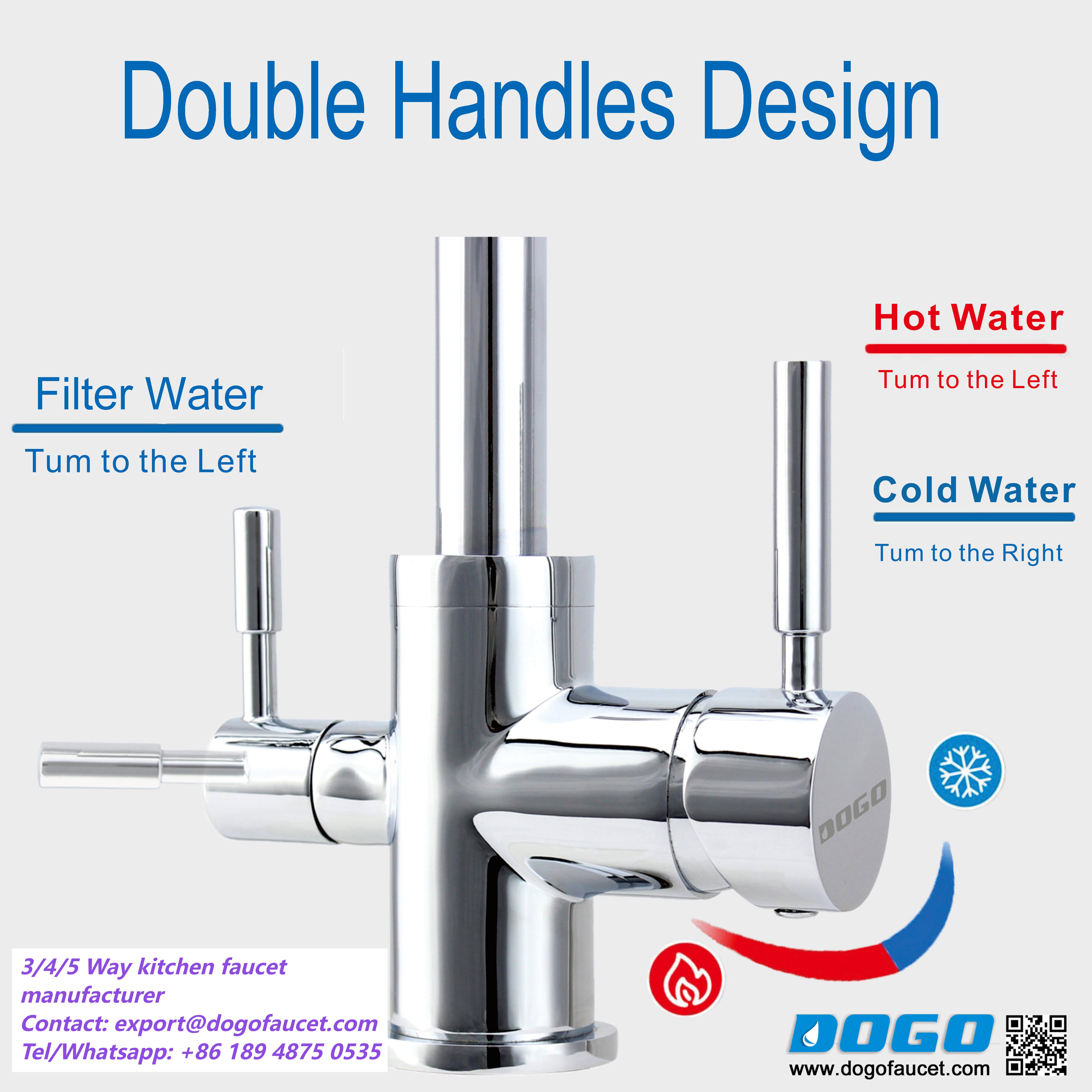 3 way kitchen mixer tap