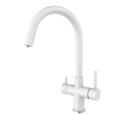 Matt White 5 Way Sparkling Water Tap 