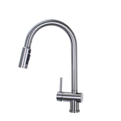 Pull Out 3 Way Mixer Water Kitchen Faucet 